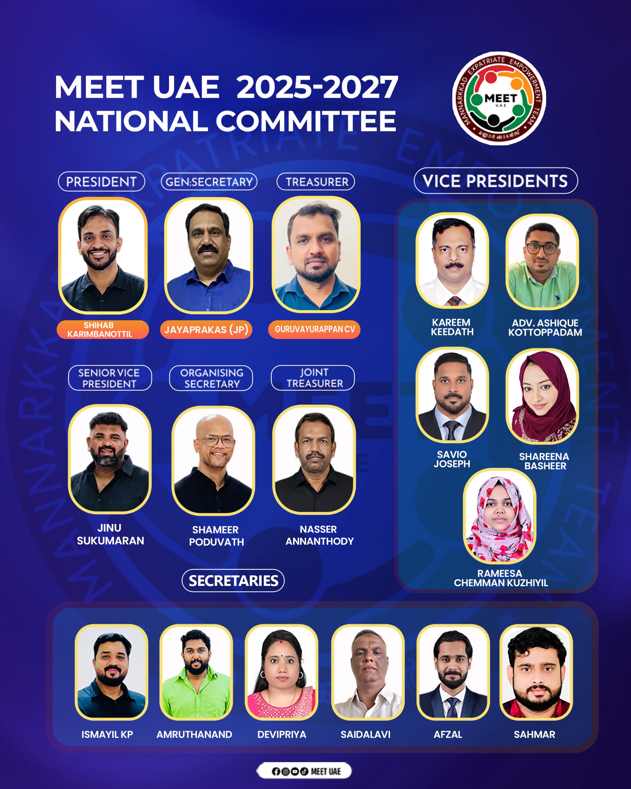 MEET UAE 2025-2027 National Committee